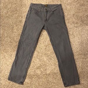 Lee Regular Fit Grey Jeans